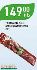 TARIM KREDİ BİRLİK DANA ISIL İŞLEM GÖRMÜŞ BATON SUCUK 380 G TARIM KREDİ BİRLİK DANA ISIL İŞLEM GÖRMÜŞ BATON SUCUK 380 G